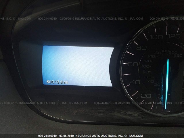 2FMDK3JC2EBA05742 - 2014 FORD EDGE SEL BLUE photo 7