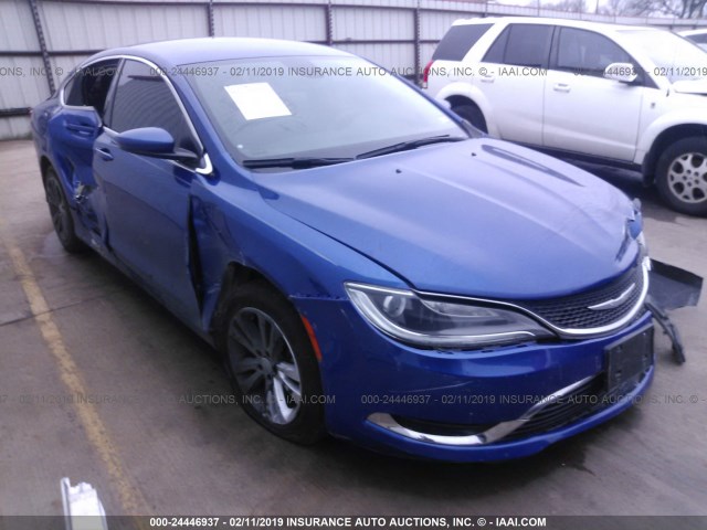 1C3CCCAB5GN156588 - 2016 CHRYSLER 200 LIMITED BLUE photo 1