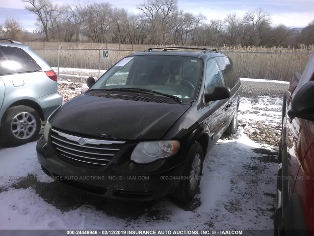 2C4GP44R35R303748 - 2005 CHRYSLER TOWN & COUNTRY LX RED photo 2