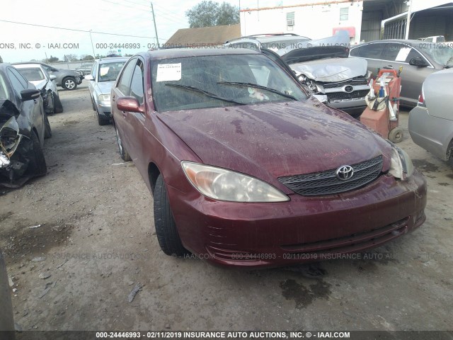 4T1BE32K34U334012 - 2004 TOYOTA CAMRY LE/XLE/SE MAROON photo 1