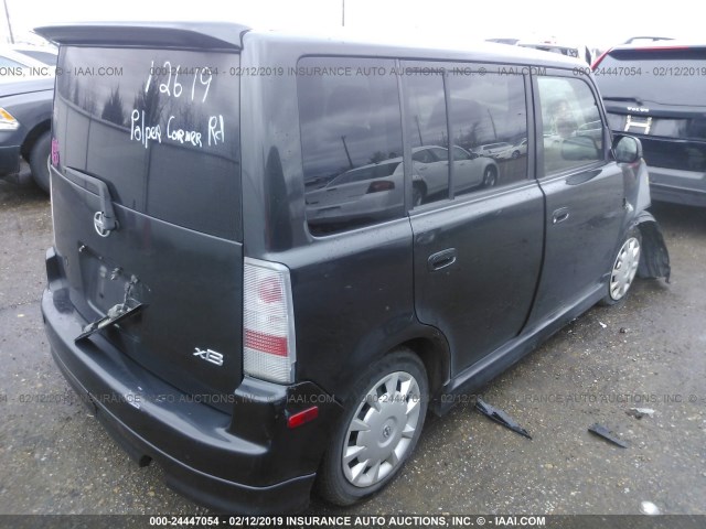 JTLKT324964081779 - 2006 TOYOTA SCION XB 黑色 照片 4