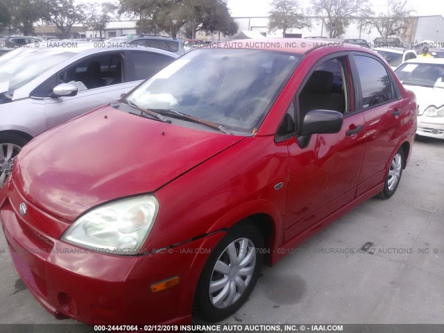 JS2RA41S825103884 - 2002 SUZUKI AERIO S/GS RED photo 2