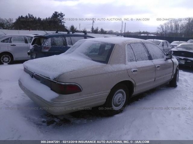 2MELM74W8VX689060 - 1997 MERCURY GRAND MARQUIS GS TAN photo 4