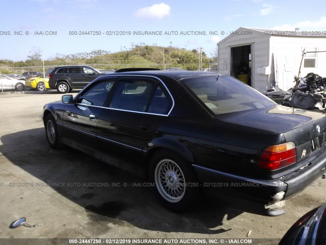 WBAGJ8328WDM13015 - 1998 BMW 740 IL BLACK photo 3