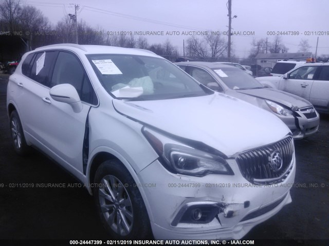 LRBFXBSAXHD153222 - 2017 BUICK ENVISION ESSENCE WHITE photo 1