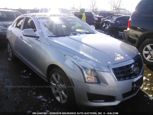 1G6AG5RX2E0184896 - 2014 CADILLAC ATS SILVER photo 1