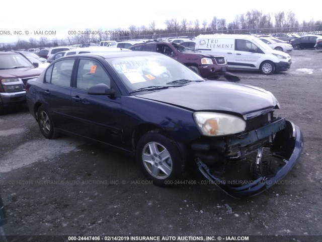 1G1ZT52864F195452 - 2004 CHEVROLET MALIBU LS Dark Blue photo 1