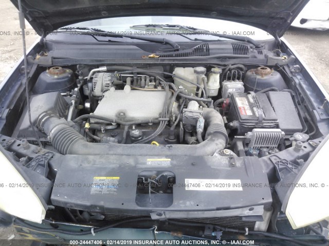 1G1ZT52864F195452 - 2004 CHEVROLET MALIBU LS Dark Blue photo 10