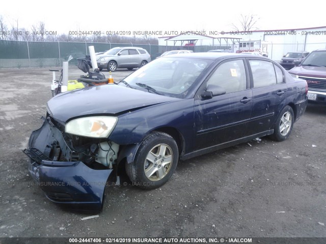 1G1ZT52864F195452 - 2004 CHEVROLET MALIBU LS Dark Blue photo 2