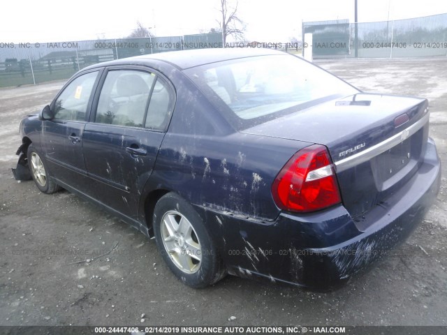 1G1ZT52864F195452 - 2004 CHEVROLET MALIBU LS Dark Blue photo 3