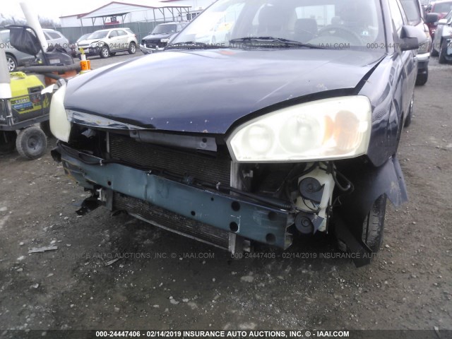 1G1ZT52864F195452 - 2004 CHEVROLET MALIBU LS Dark Blue photo 6