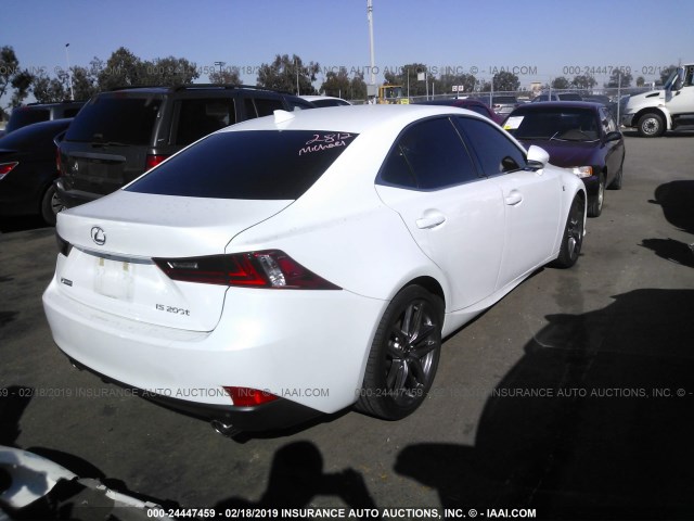 JTHBA1D23G5011299 - 2016 LEXUS IS 200T WHITE photo 4