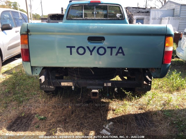 4TAWM72N1TZ177961 - 1996 TOYOTA TACOMA Light Blue photo 6