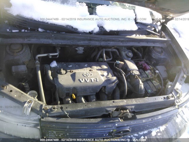 JTLKT334650212395 - 2005 TOYOTA SCION XB Сұр фото 10