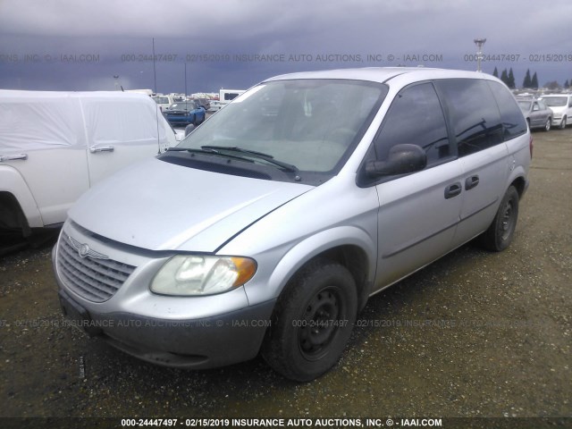 1C4GJ25B62B587894 - 2002 CHRYSLER VOYAGER SILVER photo 2