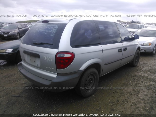 1C4GJ25B62B587894 - 2002 CHRYSLER VOYAGER SILVER photo 4