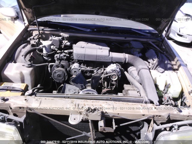 1G1BL83E9PW148153 - 1993 CHEVROLET CAPRICE CLASSIC TAN photo 10