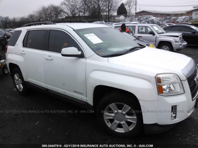 2GKALSEK0C6104294 - 2012 GMC TERRAIN SLE WHITE photo 1