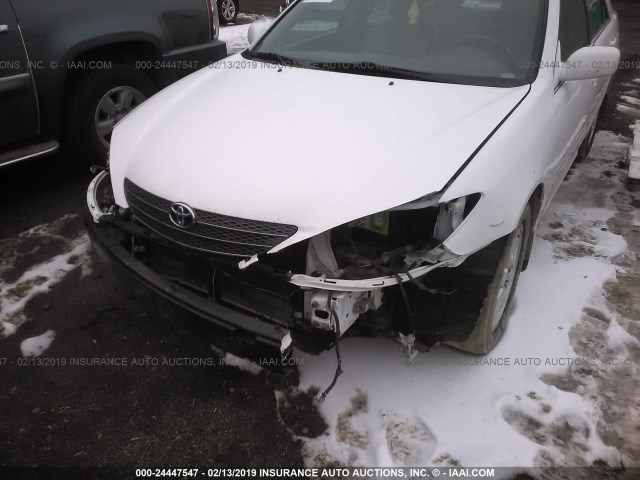 4T1BF30K94U063571 - 2004 TOYOTA CAMRY LE/XLE/SE WHITE photo 6
