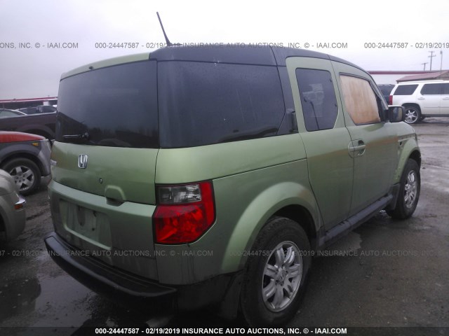 5J6YH18746L014939 - 2006 HONDA ELEMENT EX GREEN photo 4