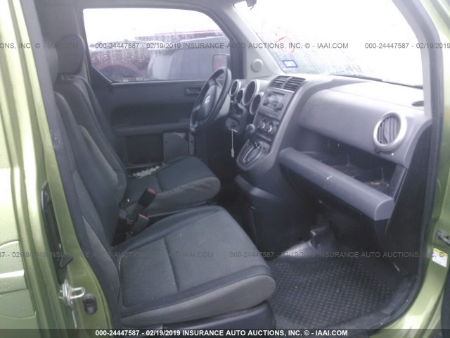 5J6YH18746L014939 - 2006 HONDA ELEMENT EX GREEN photo 5