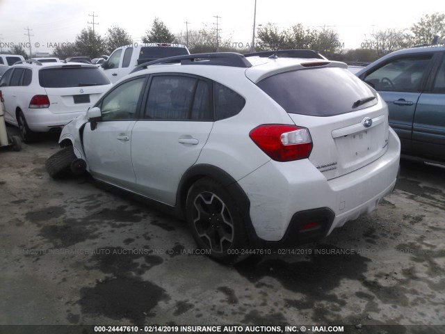 JF2GPACC0FH322848 - 2015 SUBARU XV CROSSTREK 2.0 PREMIUM WHITE photo 3