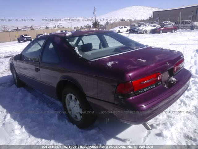 1FALP6243RH181031 - 1994 FORD THUNDERBIRD LX PINK photo 3