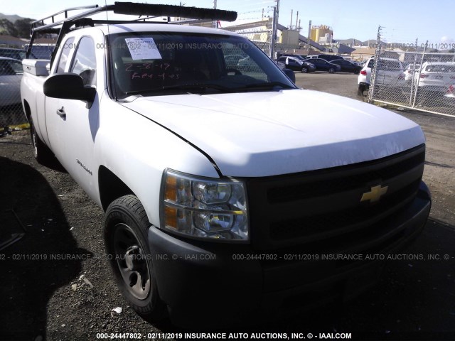 1GCRCPE01CZ259158 - 2012 CHEVROLET SILVERADO C1500 WHITE photo 1