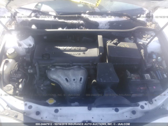 4T4BE46K28R034196 - 2008 TOYOTA CAMRY CE/LE/XLE/SE WHITE photo 10