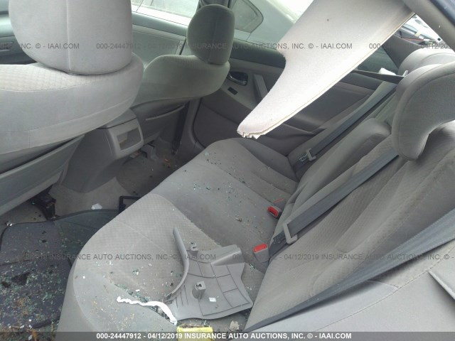 4T4BE46K28R034196 - 2008 TOYOTA CAMRY CE/LE/XLE/SE WHITE photo 8