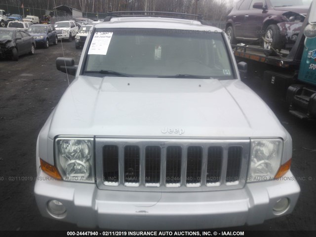 1J8HG48K76C252517 - 2006 JEEP COMMANDER 银色 照片 6