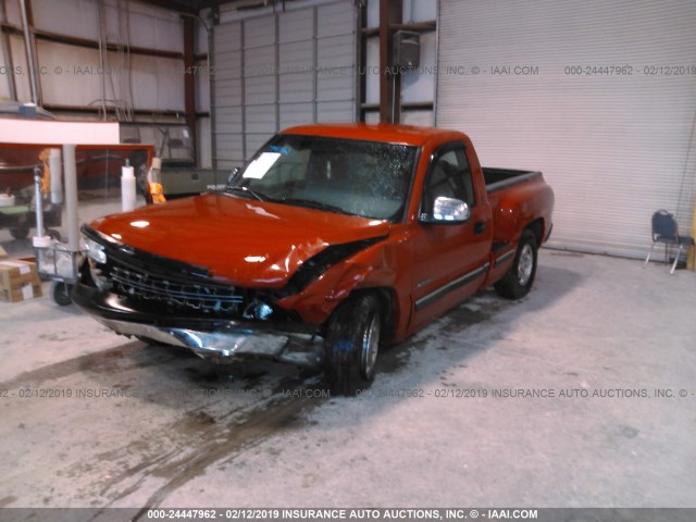 1GCEC14V31Z114368 - 2001 CHEVROLET SILVERADO C1500 RED photo 2