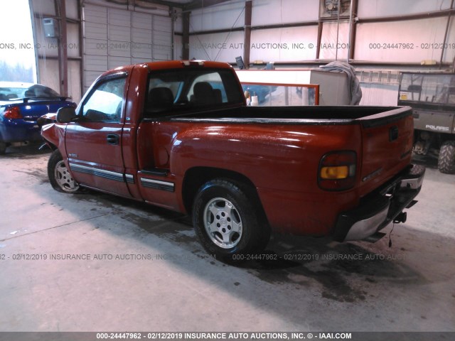 1GCEC14V31Z114368 - 2001 CHEVROLET SILVERADO C1500 RED photo 3