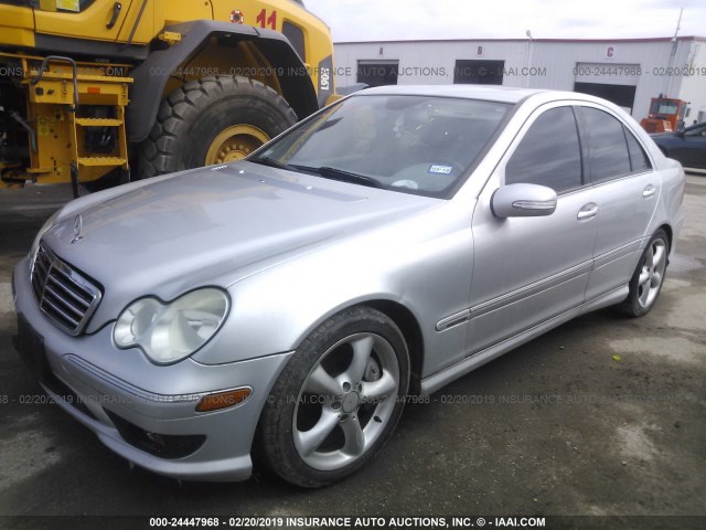 WDBRF52H86A911572 - 2006 MERCEDES-BENZ C GENERATION 2006 230 SILVER photo 2