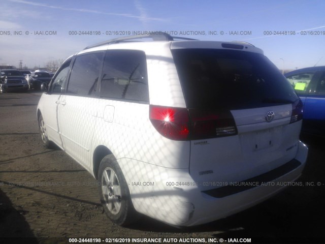 5TDZA23C34S163184 - 2004 TOYOTA SIENNA CE/LE WHITE photo 3