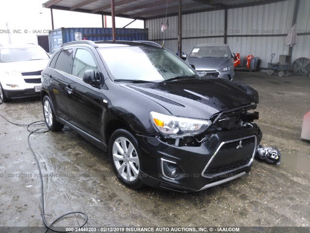 4A4AP4AU3DE013707 - 2013 MITSUBISHI OUTLANDER SPORT SE BLACK photo 1