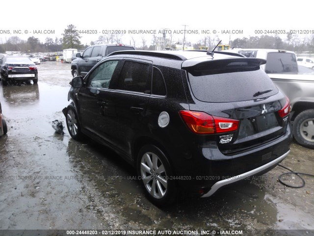 4A4AP4AU3DE013707 - 2013 MITSUBISHI OUTLANDER SPORT SE BLACK photo 3