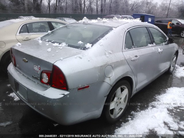 1G1ZD5E71A4141581 - 2010 CHEVROLET MALIBU 2LT SILVER photo 4