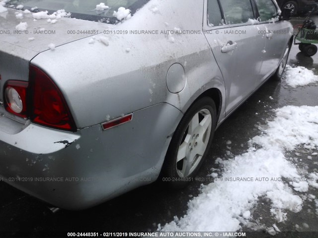 1G1ZD5E71A4141581 - 2010 CHEVROLET MALIBU 2LT SILVER photo 6