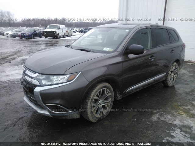 JA4AZ2A34HZ055020 - 2017 MITSUBISHI OUTLANDER ES BROWN photo 2