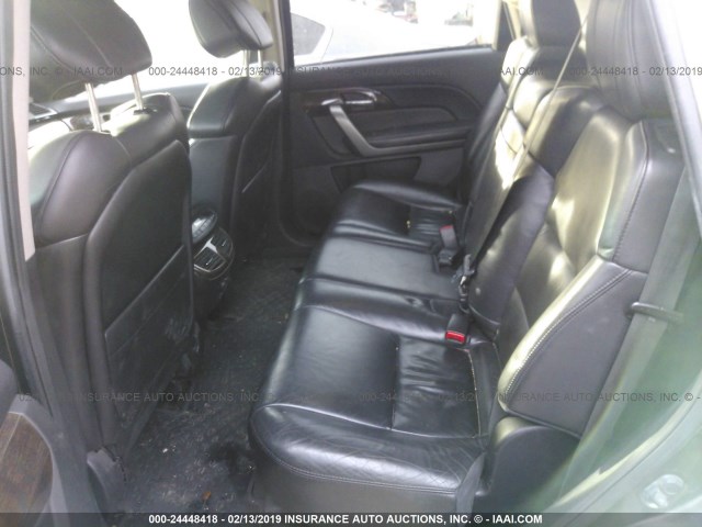 2HNYD2H29AH507799 - 2010 ACURA MDX GRAY photo 8