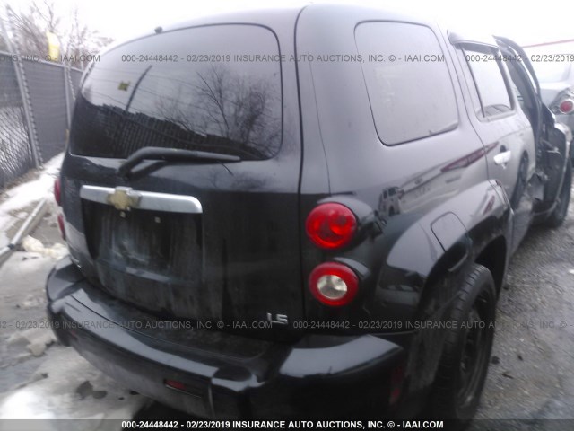 3GNDA13DX7S510238 - 2007 CHEVROLET HHR LS Negro foto 4