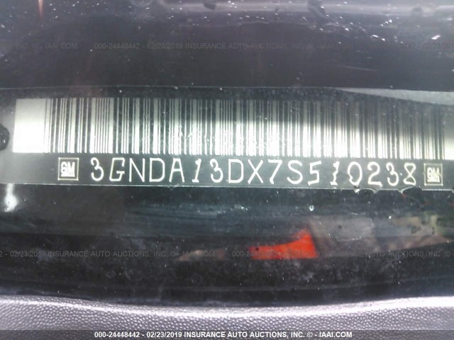 3GNDA13DX7S510238 - 2007 CHEVROLET HHR LS Negro foto 9