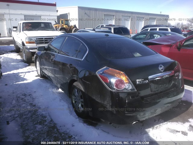 1N4AL2AP9CC119161 - 2012 NISSAN ALTIMA S BLACK photo 3