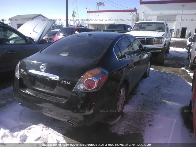 1N4AL2AP9CC119161 - 2012 NISSAN ALTIMA S BLACK photo 4