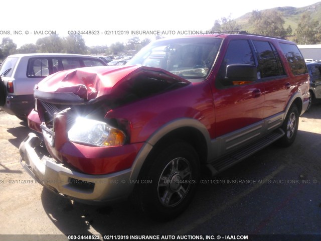 1FMFU17L23LC38936 - 2003 FORD EXPEDITION EDDIE BAUER RED photo 2