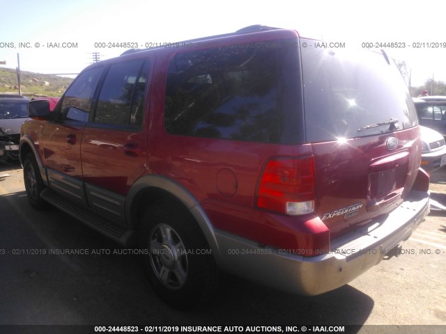 1FMFU17L23LC38936 - 2003 FORD EXPEDITION EDDIE BAUER RED photo 3