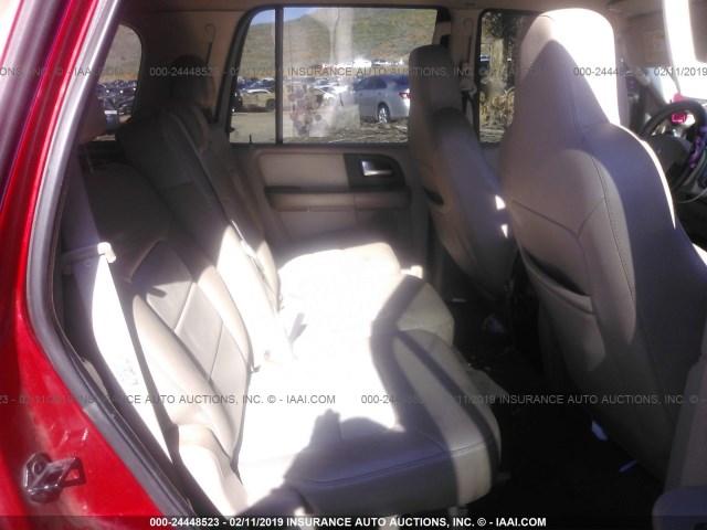 1FMFU17L23LC38936 - 2003 FORD EXPEDITION EDDIE BAUER RED photo 8