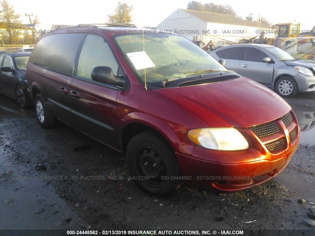 2D4GP44333R230795 - 2003 DODGE GRAND CARAVAN SPORT BURGUNDY photo 1