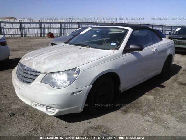 1C3LC45B79N515040 - 2009 CHRYSLER SEBRING LX WHITE photo 2